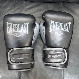 Everlast Charcoal Boxing Gloves